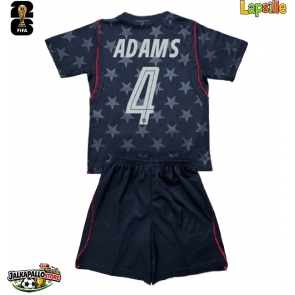 Yhdysvallat Tyler Adams #4 Vieraspaita Lapsille MM-kisat 2026 Lyhythihainen (+ shortsit)